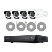 4K PoE Sikkerhedskamerasystem m/ 5× Zoom og Spotlys — Reolink RLK8‑810B4‑A