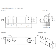 Indlæs billede til gallerivisning &quot;Zemic Europe&quot; H8C Shear Beam Vejecelle i Forniklet Legeret Stål (100 kg-10t) - (OIML Godkendt)
