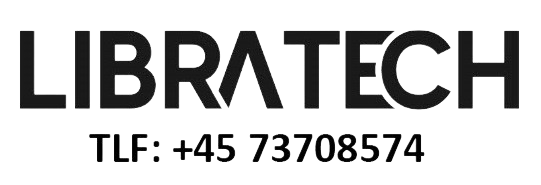 LibraTech logo med telefonnummer (+45) 73708574 - Ring hvis du har brug for rådgivning