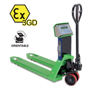 Palleløfter med vægt IP68 ATEX-zone 2/22 - op til 2000 kg — TPW EX 3GD