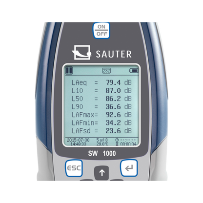 "SW 1000/2000" Professionel Lydmåler (20dB til 134 dB)