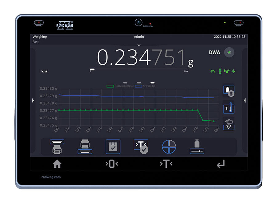 "UYA 2.5Y.F" Ultra-Microbalance Display